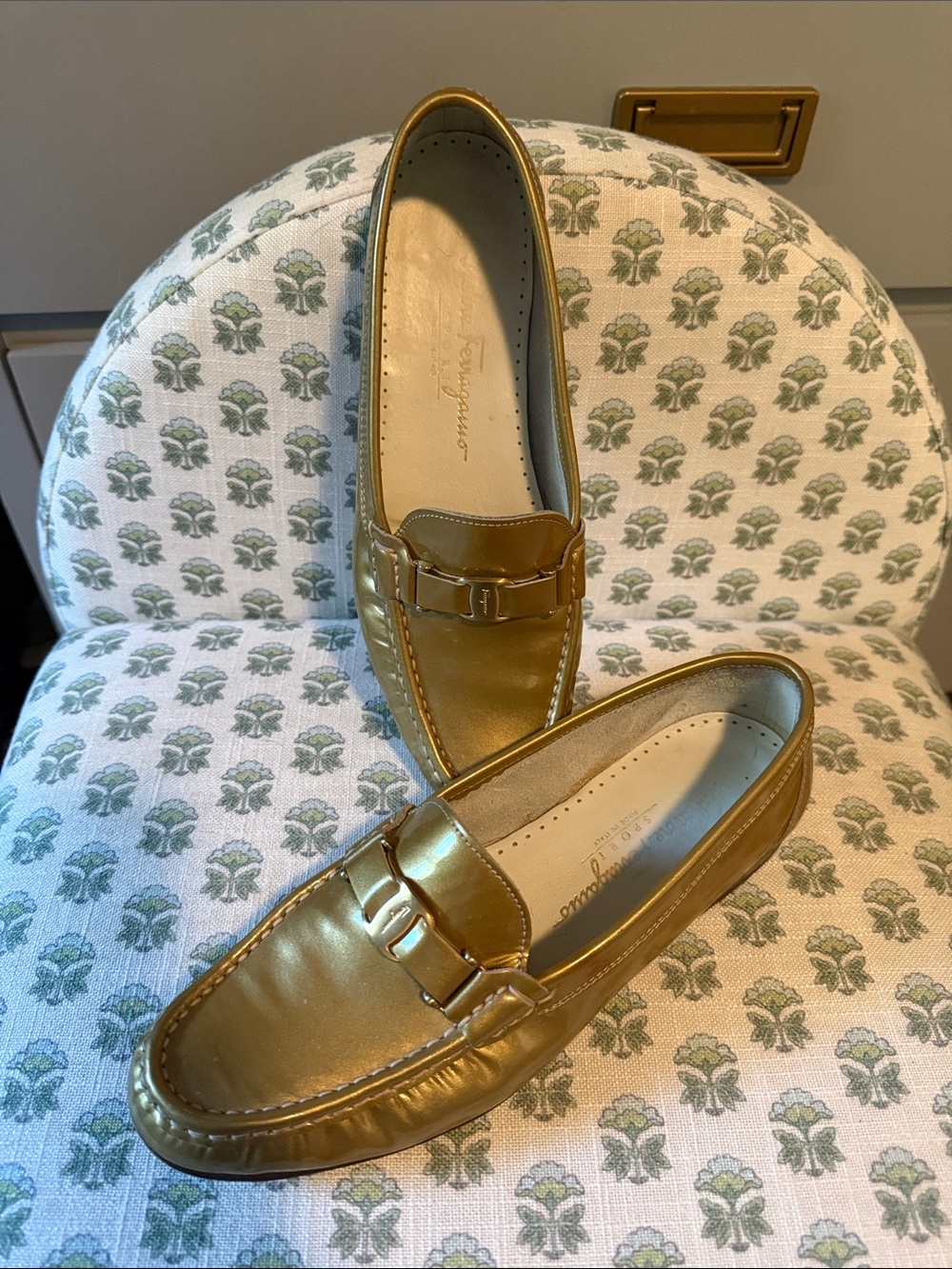 Vintage Salvatore Ferragamo Loafers 8.5 - Picture 2 of 7